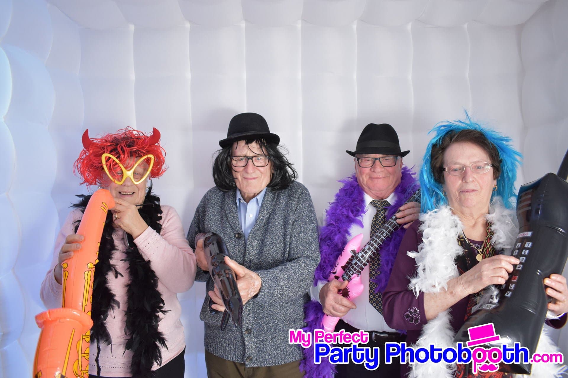 Guests at G Live's Cirque de Lumière New Year's Eve party