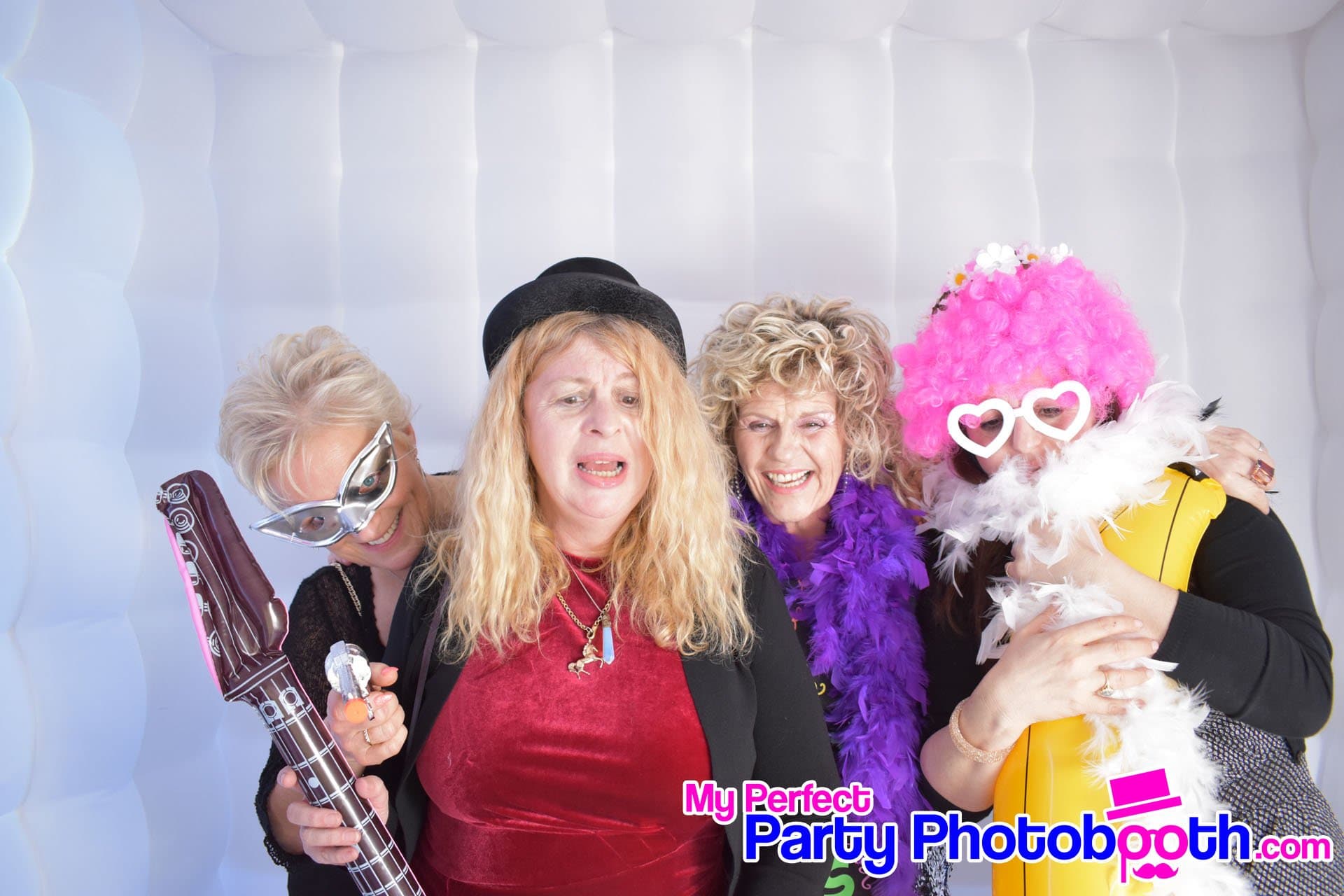 Guests at G Live's Cirque de Lumière New Year's Eve party