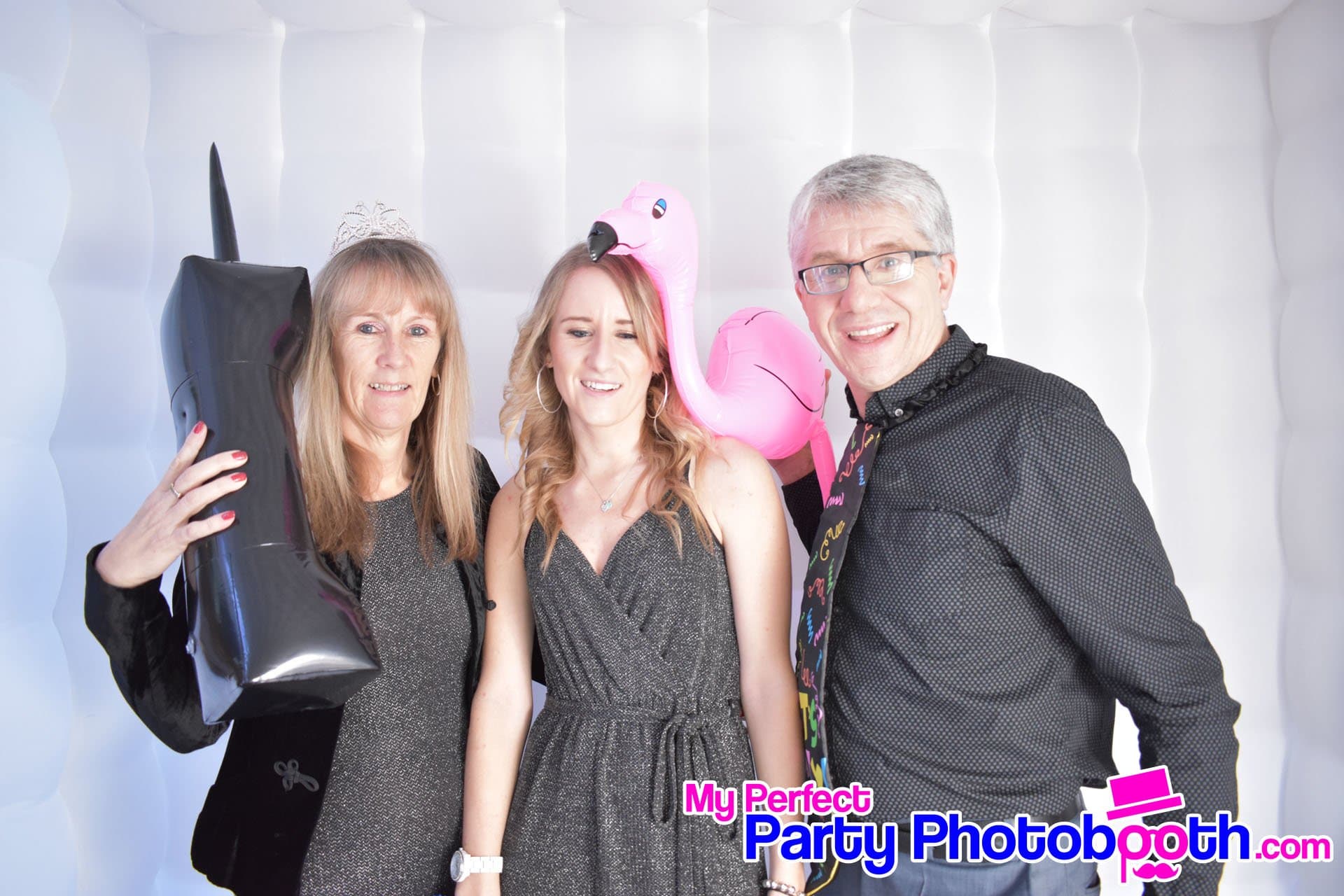 Guests at G Live's Cirque de Lumière New Year's Eve party