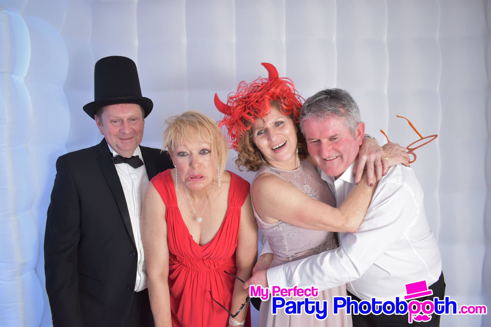 Guests at G Live's Cirque de Lumière New Year's Eve party